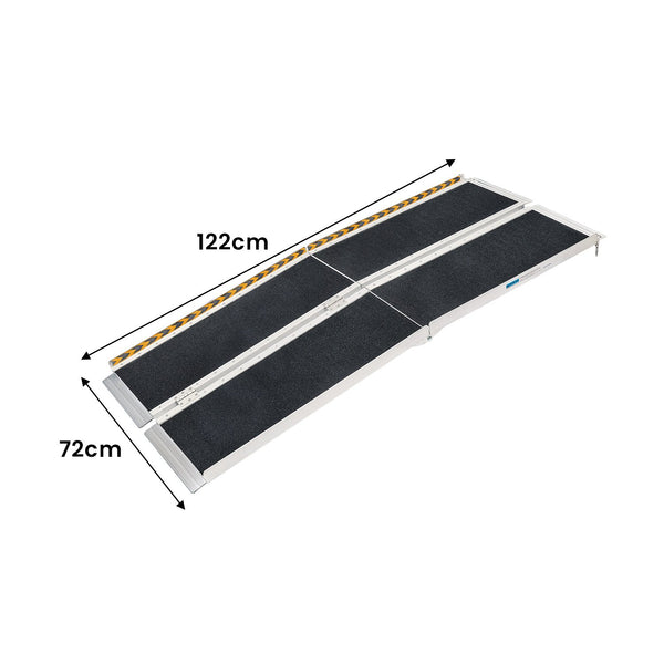 Rigg High-grip Aluminium Portable Wheelchair Ramp 4ft – Mobility Scooter IQ